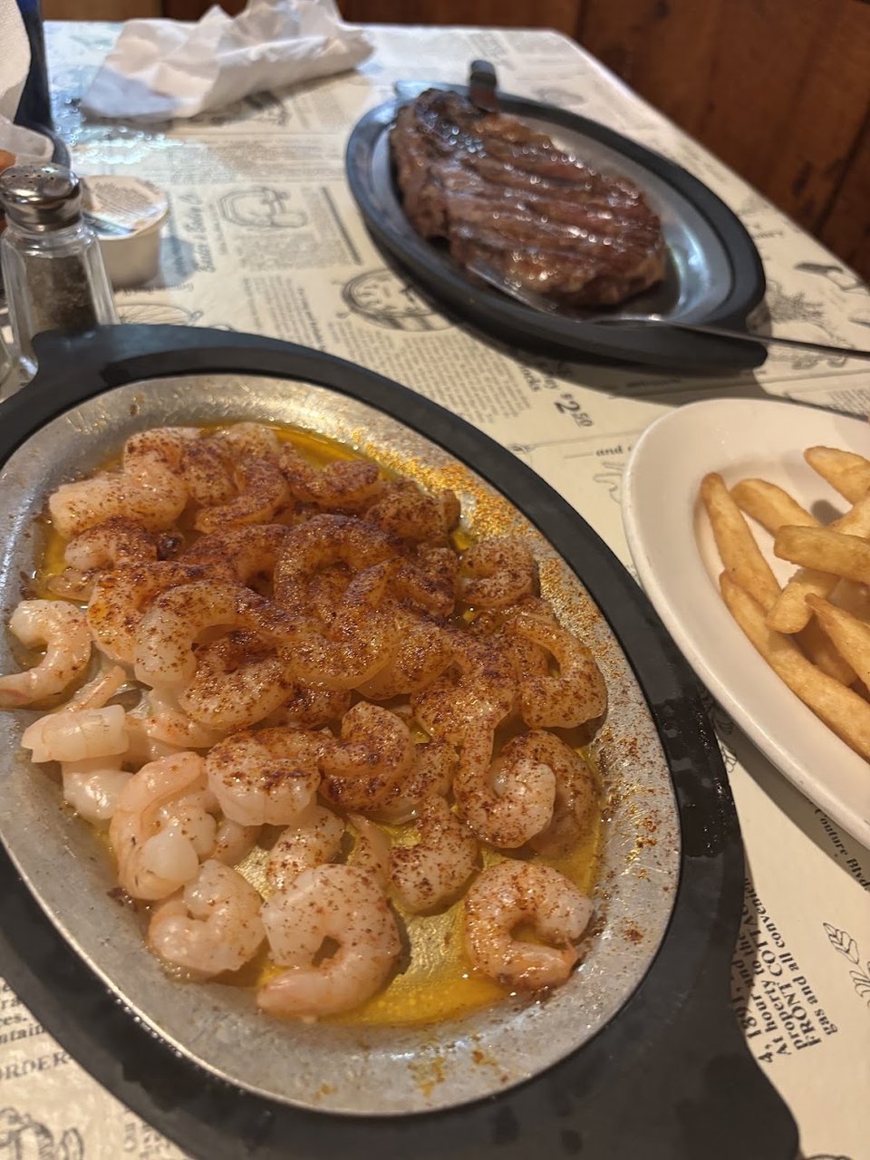 Oiled Flounder & Shrimp